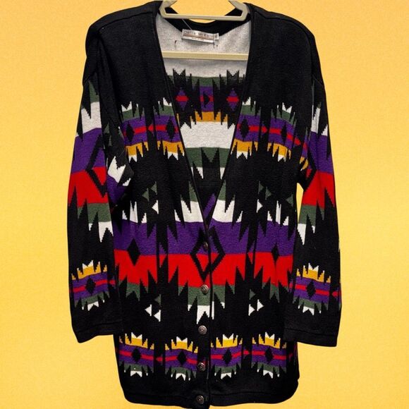 Vintage Delia Mckain Southwest Long sweater - Picture 7 of 8